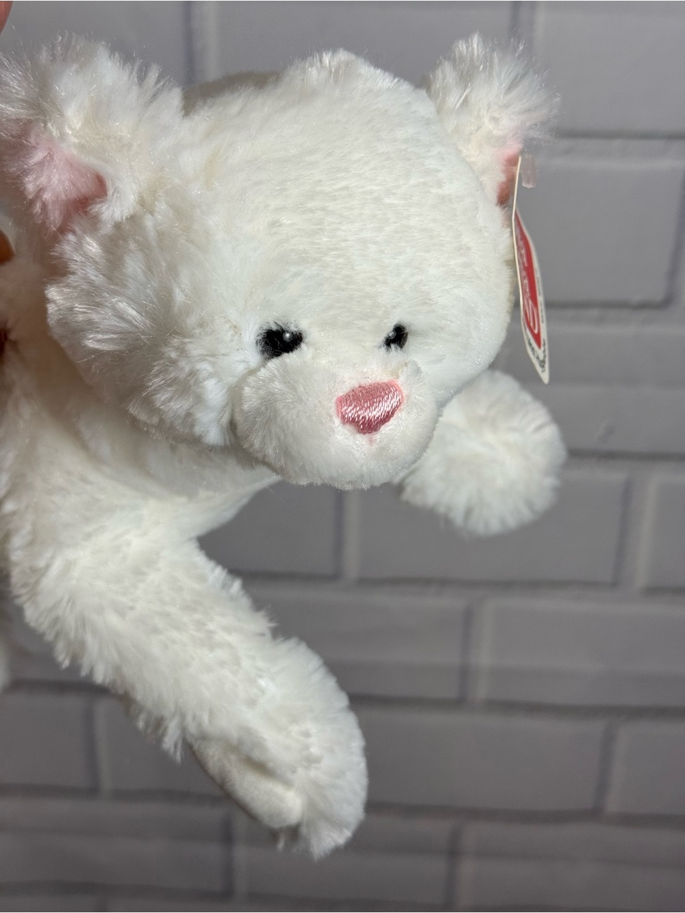 GUND Snowey White Plush Cat Stuffed Animal Soft Kitty Lovey - Picture 9 of 12